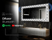 Decoratiune oglinda cu LED moderna - Pearlous Dance #6