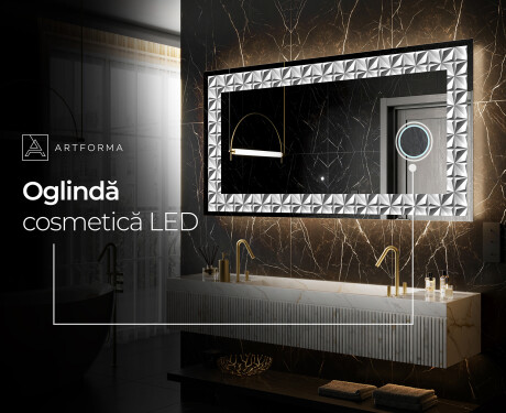 Decoratiune oglinda cu LED moderna - Pearlous Dance #7