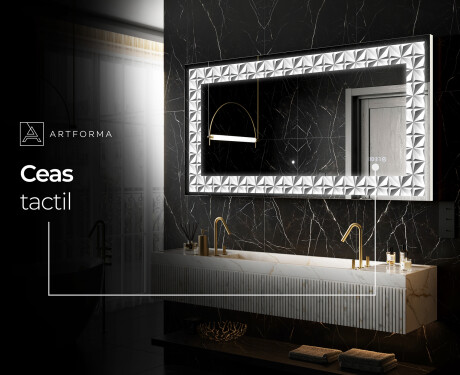Decoratiune oglinda cu LED moderna - Pearlous Dance #8