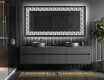 Decoratiune oglinda cu LED moderna - Pearlous Dance #5