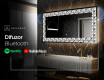 Decoratiune oglinda cu LED moderna - Pearlous Dance #7