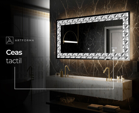 Decoratiune oglinda cu LED moderna - Pearlous Dance #8