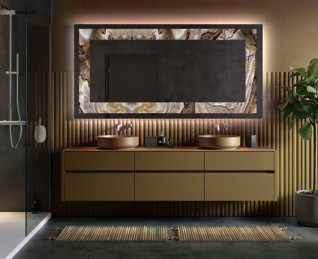 Decoratiune oglinda cu LED moderna - Desert Wonders #5