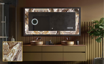 Decoratiune oglinda cu LED moderna - Desert Wonders