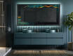 Decoratiune oglinda cu LED moderna - Spiraling vortex #5
