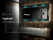 Decoratiune oglinda cu LED moderna - Spiraling vortex #9
