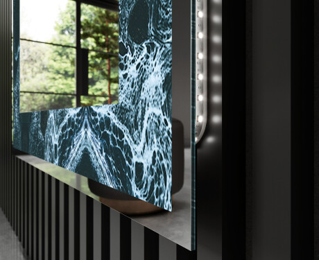 Decoratiune oglinda cu LED moderna - Oceanic Madness #3