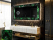 Decoratiune oglinda cu LED moderna - Malachite Magic