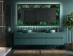 Decoratiune oglinda cu LED moderna - Malachite Magic #5