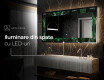 Decoratiune oglinda cu LED moderna - Malachite Magic #6
