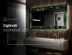 Decoratiune oglinda cu LED moderna - Malachite Magic #9