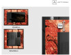 Decoratiune oglinda cu LED moderna - Fiery Reflections #2
