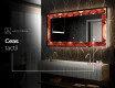 Decoratiune oglinda cu LED moderna - Fiery Reflections #8
