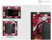 Decoratiune oglinda cu LED moderna - Ruby Rhythms #2