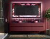 Decoratiune oglinda cu LED moderna - Ruby Rhythms #5
