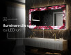 Decoratiune oglinda cu LED moderna - Ruby Rhythms #6