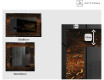 Decoratiune oglinda cu LED moderna - Amber Shell #2