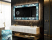 Decoratiune oglinda cu LED moderna - Sapphire Reflections