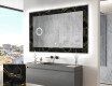 Decoratiune oglinda cu LED moderna - Golden Veins