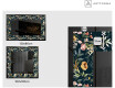 Decoratiune oglinda cu LED moderna - Cascading Flowers #2