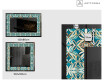 Decoratiune oglinda cu LED moderna - Floral Elevations #2