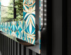 Decoratiune oglinda cu LED moderna - Floral Elevations #3