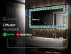 Decoratiune oglinda cu LED moderna - Floral Elevations #9