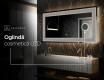 Decoratiune oglinda cu LED moderna - Dynamic Circles #6