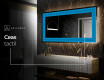 Decoratiune oglinda cu LED moderna - Symmetrical Diamonds #8