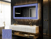 Decoratiune oglinda cu LED moderna - Colorful Ruffles