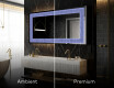 Decoratiune oglinda cu LED moderna - Colorful Ruffles