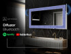 Decoratiune oglinda cu LED moderna - Colorful Ruffles #8