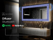 Decoratiune oglinda cu LED moderna - Colorful Ruffles #9