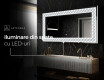 Decoratiune oglinda cu LED moderna - Inspiring Lines #6
