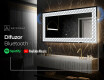 Decoratiune oglinda cu LED moderna - Inspiring Lines #9