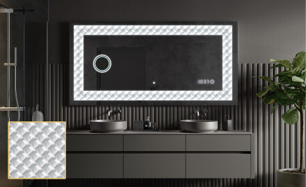Decoratiune oglinda cu LED moderna - Inspiring Lines