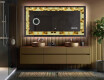 Decoratiune oglinda cu LED moderna - Glow Geometry #5