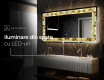 Decoratiune oglinda cu LED moderna - Glow Geometry #7