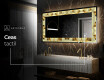 Decoratiune oglinda cu LED moderna - Glow Geometry #8
