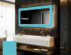 Decoratiune oglinda cu LED moderna - Divergent Lines
