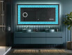 Decoratiune oglinda cu LED moderna - Divergent Lines #5
