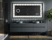 Decoratiune oglinda cu LED moderna - Dynamic Whirls #5