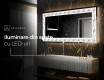 Decoratiune oglinda cu LED moderna - Dynamic Whirls #7