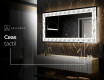 Decoratiune oglinda cu LED moderna - Dynamic Whirls #8
