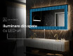 Decoratiune oglinda cu LED moderna - Whirling Lines #7