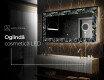 Decoratiune oglinda cu LED moderna - Vintage Leaves #9