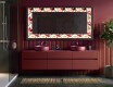 Decoratiune oglinda cu LED moderna - Flowers Full Of Colors #4