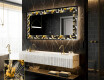 Decoratiune oglinda cu LED moderna - Floral Symmetries