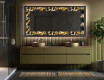 Decoratiune oglinda cu LED moderna - Floral Symmetries #5