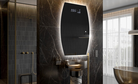 Oglinzi pentru baie cu LED în formă neregulată M221